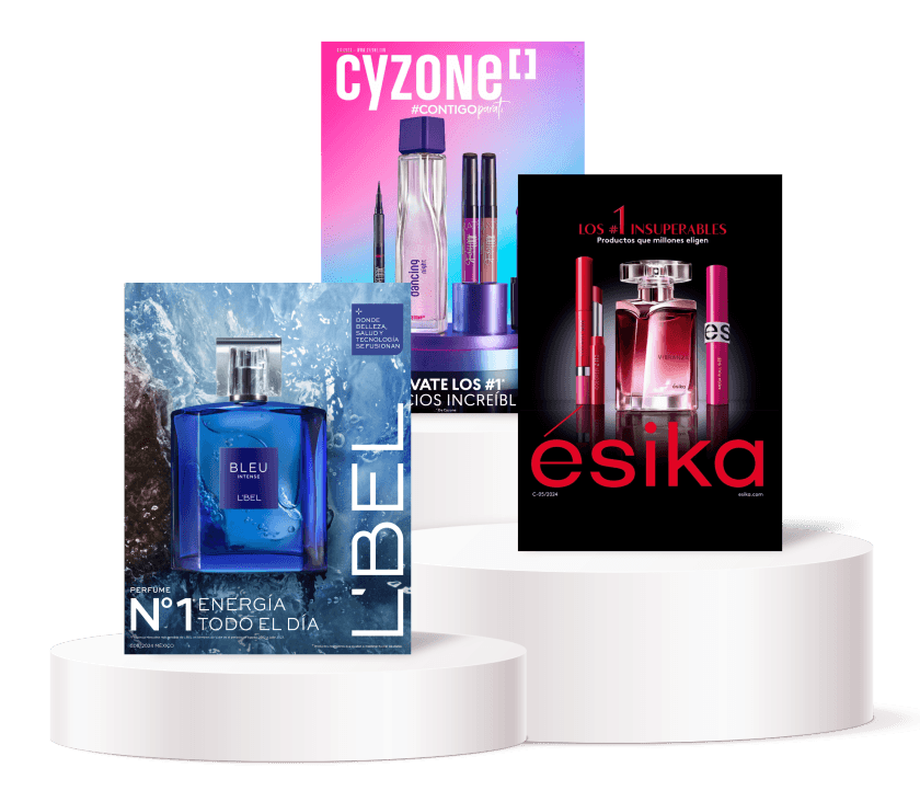 Catálogos de venta LBEL, ésika y Cyzone